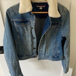 Tommy Hilfiger Shearling Jean Jacket